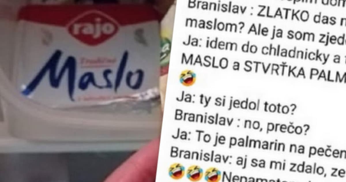 Chcel si dať vianočku s maslom, ale to vraj už doma nemajú...