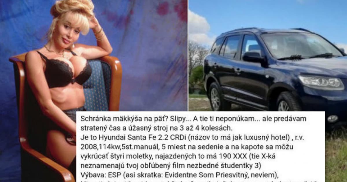 Predáva auto, v ktorom je viac miesta ako v Dolly Buster, keď mala 40!