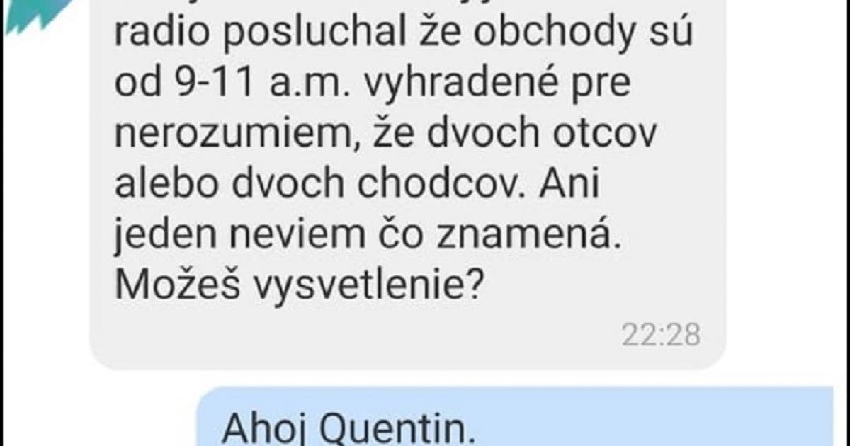 Kanaďan žijúci na Slovensku zisťuje, kedy vlastne môže nakupovať