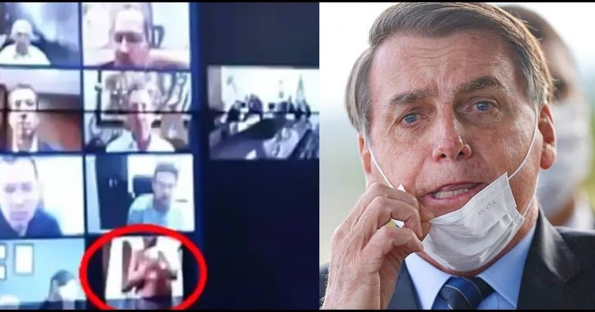 Vo videohovore brazílskeho prezidenta sa náhodou objavil nahý chlapík