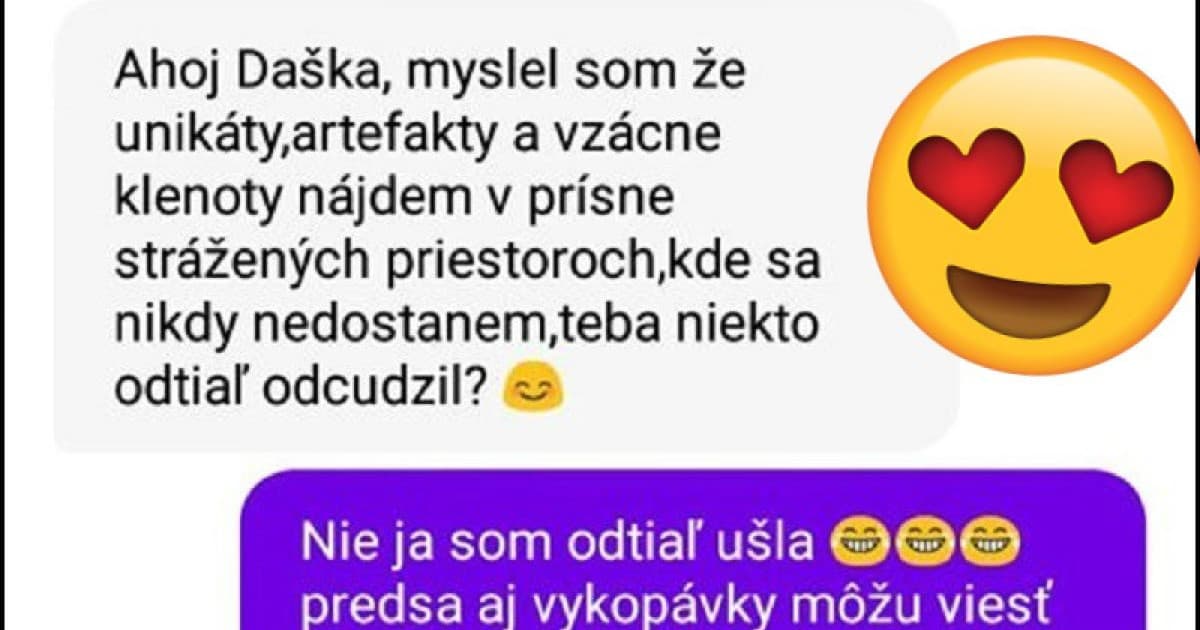 Písal jej neznámy muž, nezačal vôbec zle!