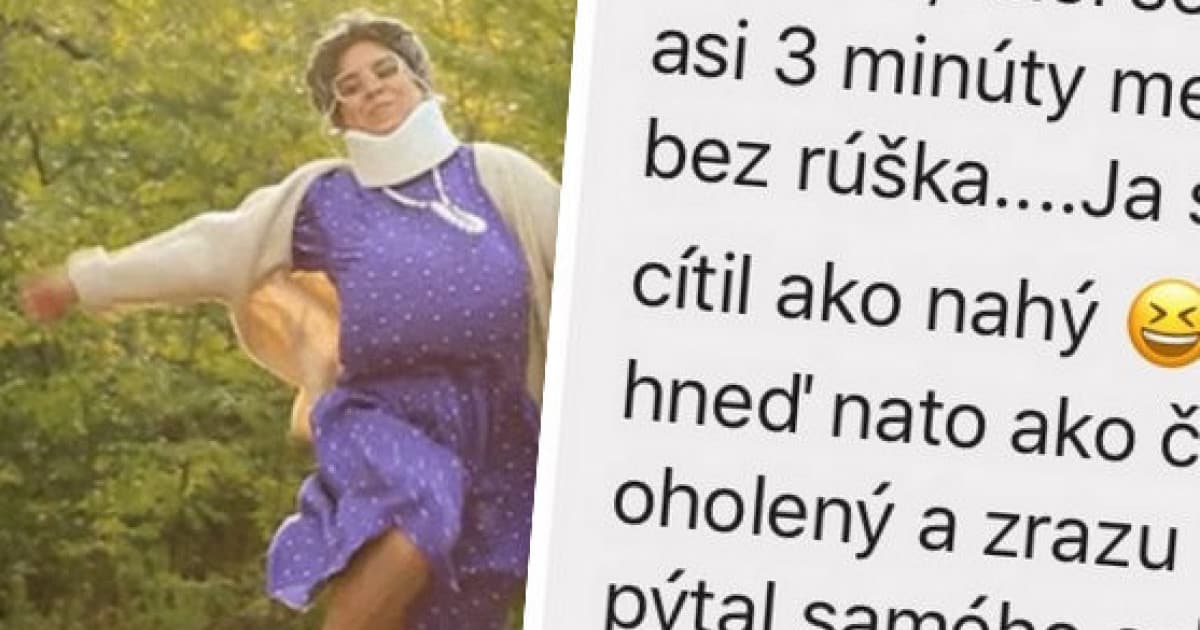 Marek bol včera po dlhom čase vonku bez rúška. Takéto mal pocity!
