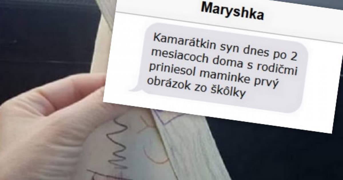 Po dvoch mesiacoch bol opäť v škôlke. Toto priniesol domov...