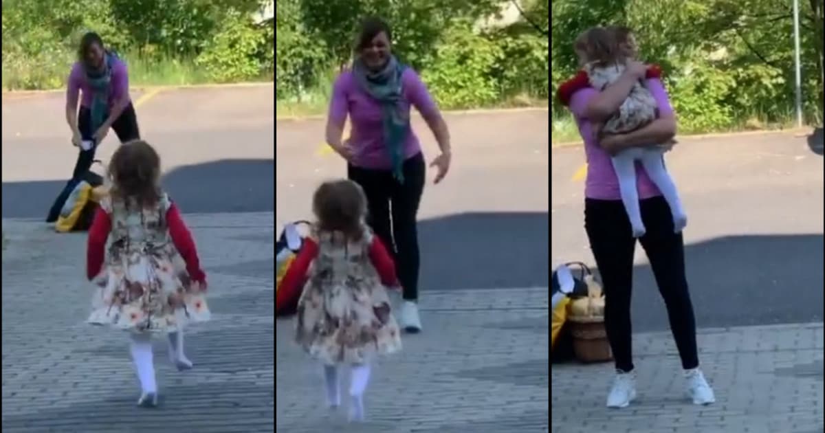 Video z Česka dojalo celý svet. Dievčatko po vyše dvoch mesiacoch uvidelo svoju babičku