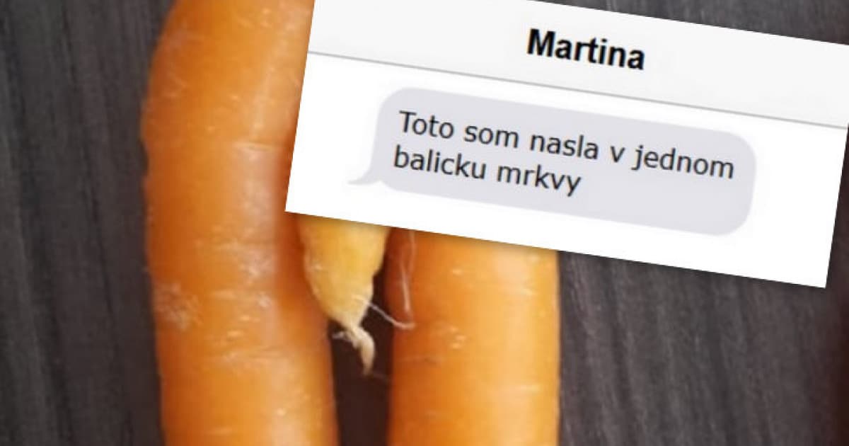 Zostala prekvapená, keď TOTO vytiahla z balíka s mrkvou. Znamenie?