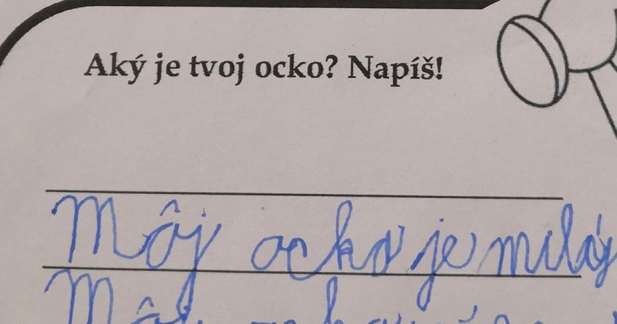 Ku Dňu otcov mal opísať toho svojho. Mamina zostala dojatá!