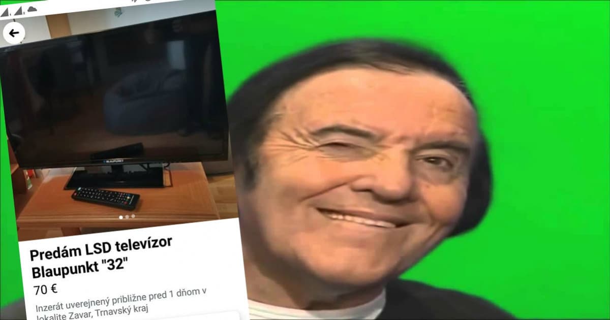 Trnavčan predáva LSD televízor. Tento unikát môže byť tvoj len za pár desiatok eur!