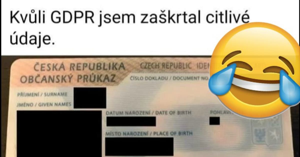 Čech našiel niekoho občiansky preukaz. Chcel pomôcť, ale GDPR...