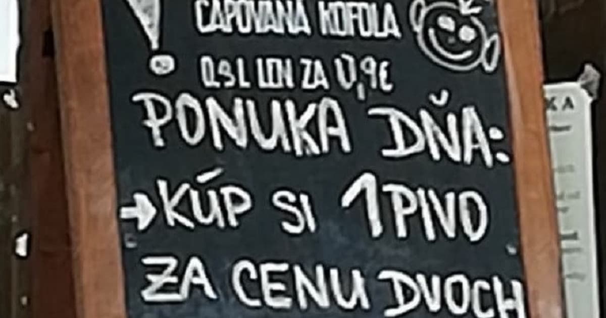 Výhodná akcia na pivo na Domaši. No nekúp to!