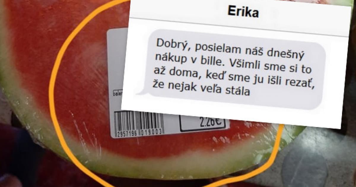 Kúpili si melón a až doma zistili prečo stál, koľko stál