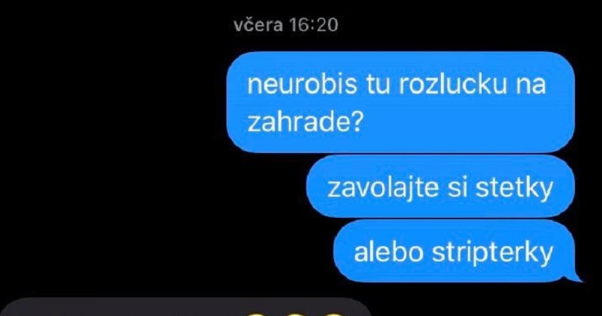 Jej manžel organizuje pre kamoša rozlúčku so slobodou. Chcela mu pomôcť. Takto ju odpísal...