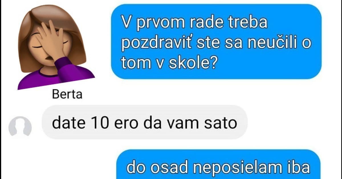 Veľmi ťažká komunikácia so ženou, ktorá má záujem o jeho mobil