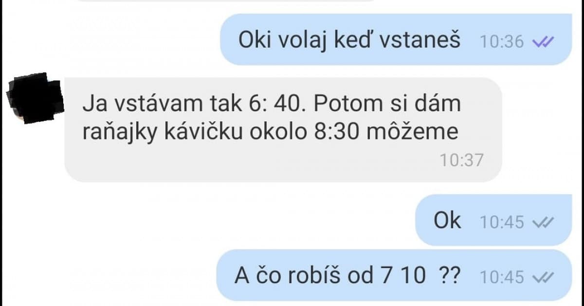 Každý si ideálne ráno predstavuje inak. Napríklad aj takto...