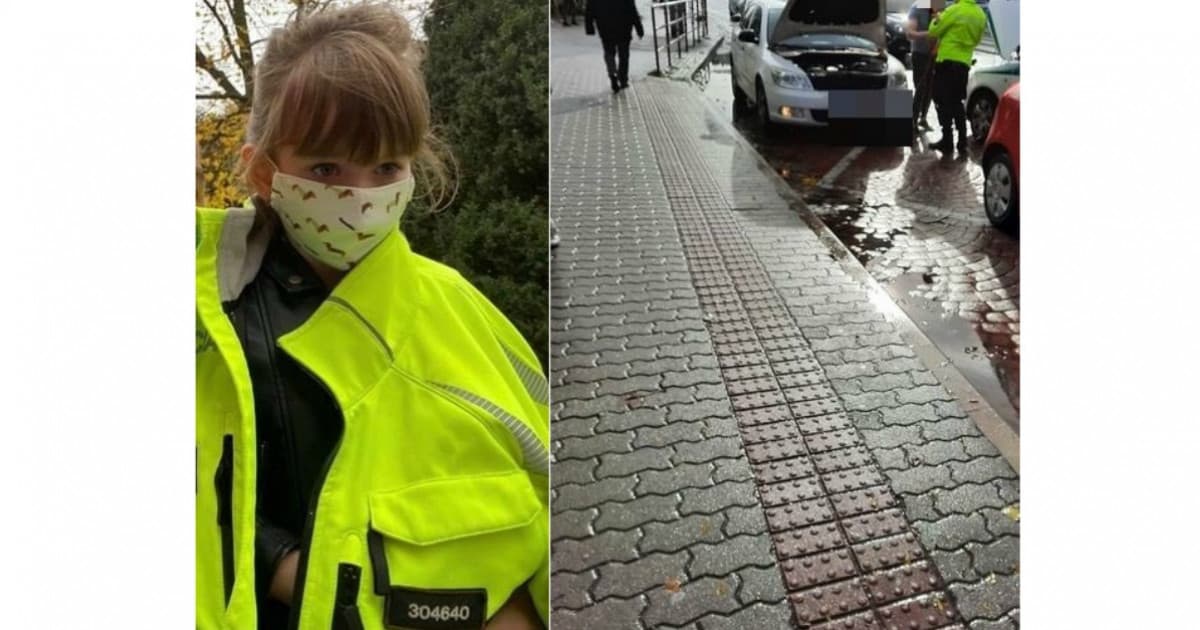 Dievčatko v Golianove čakalo počas testovania na zime. Pristúpil k nej policajt a dal jej svoju bundu