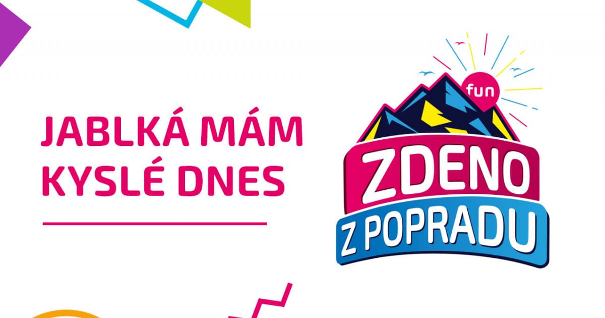 ZDENO Z POPRADU: "Jablká mám kyslé dnes"