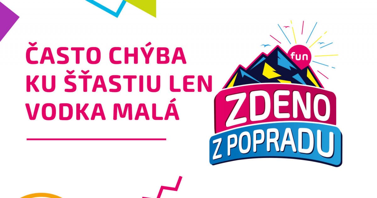 ZDENO Z POPRADU: "Často chýba ku šťastiu len vodka malá"