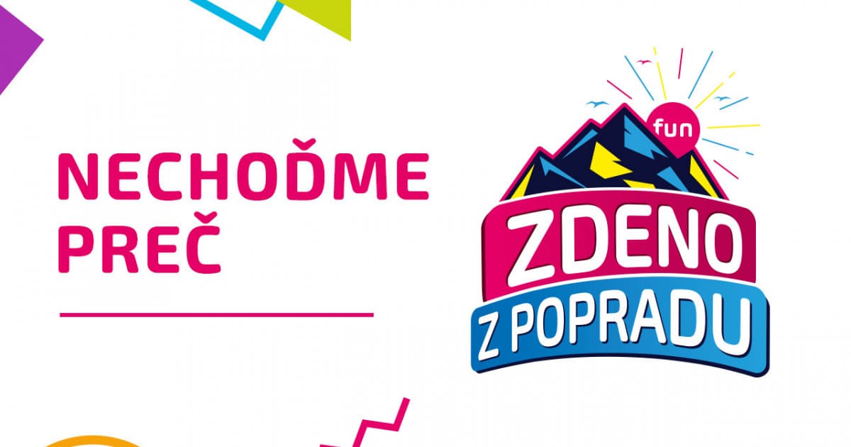 ZDENO Z POPRADU: "Nechoďme preč"