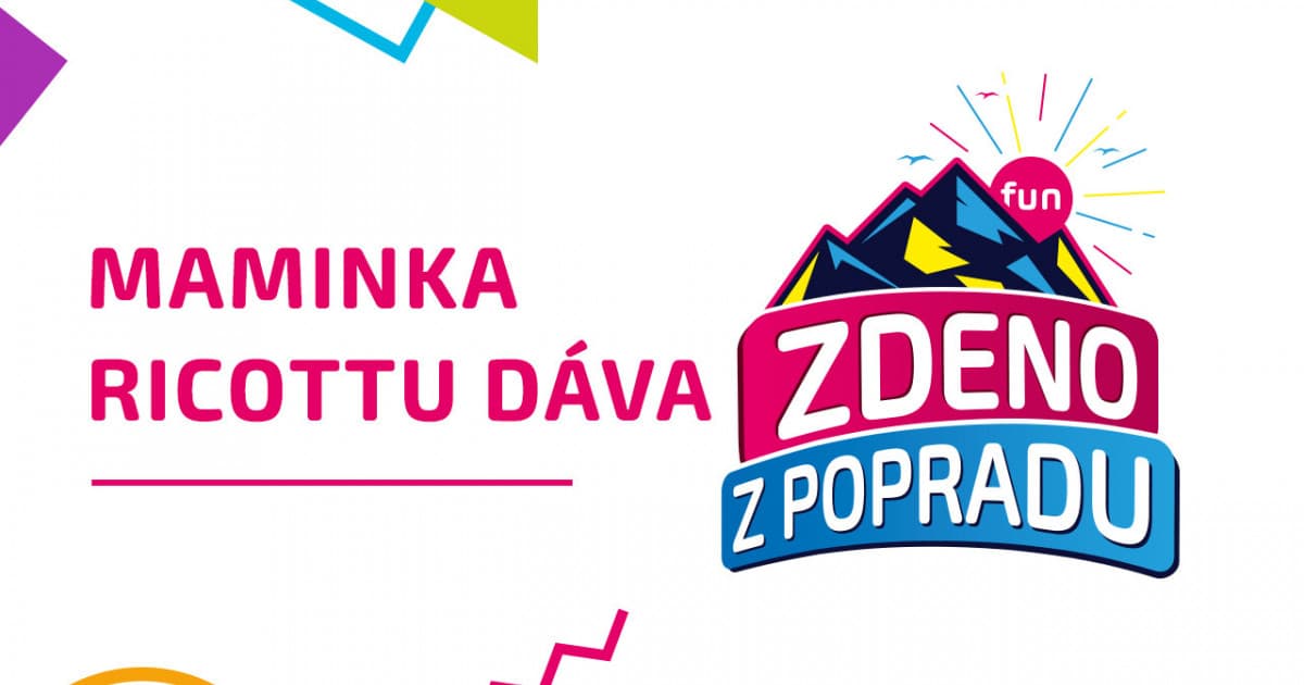 ZDENO Z POPRADU: "Maminka ricottu dáva"