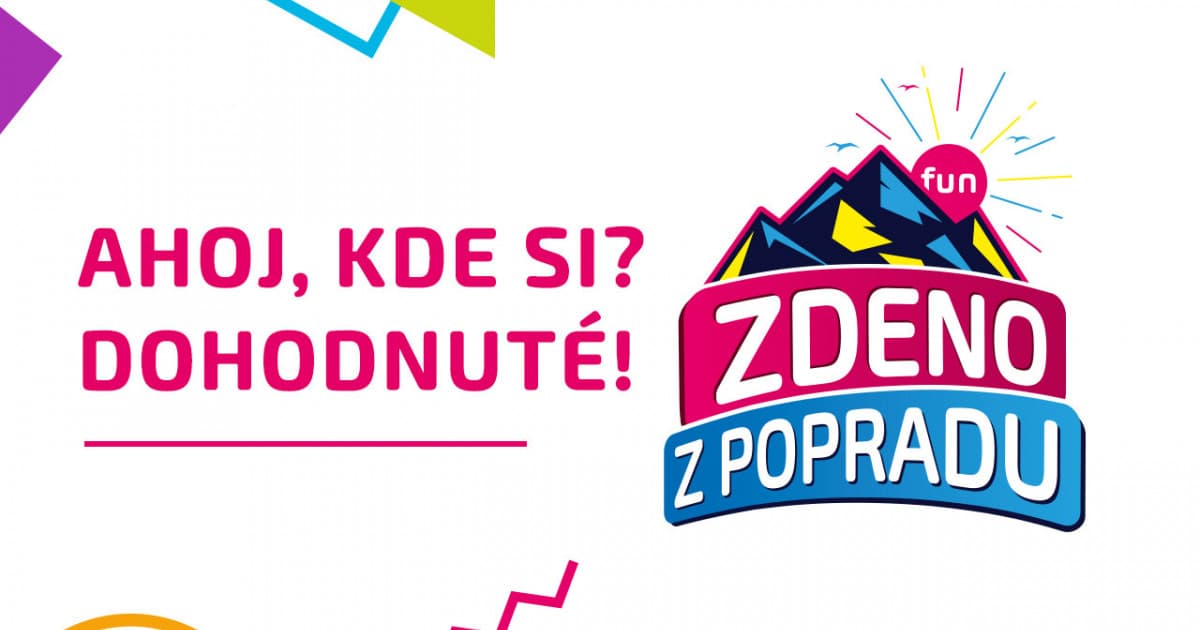 ZDENO Z POPRADU: "Ahoj, kde si? Dohodnuté!"