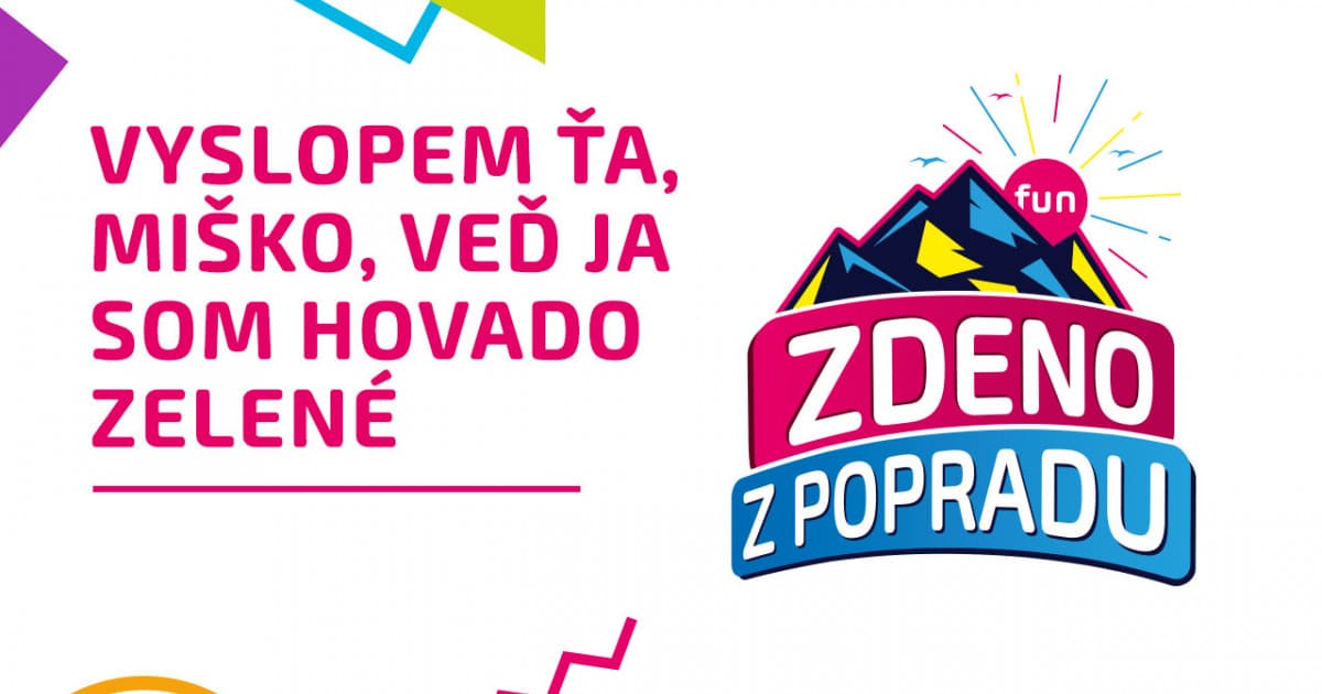 ZDENO Z POPRADU: "Vyslopem ťa, Miško, veď ja som hovado zelené"