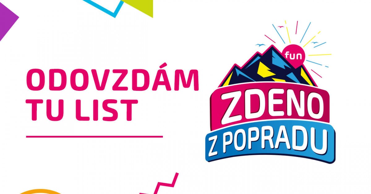 ZDENO Z POPRADU: "Odovzdám tu list"