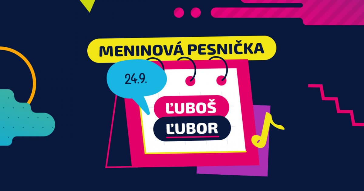 Meninová pesnička: ĽUBOŠ a ĽUBOR