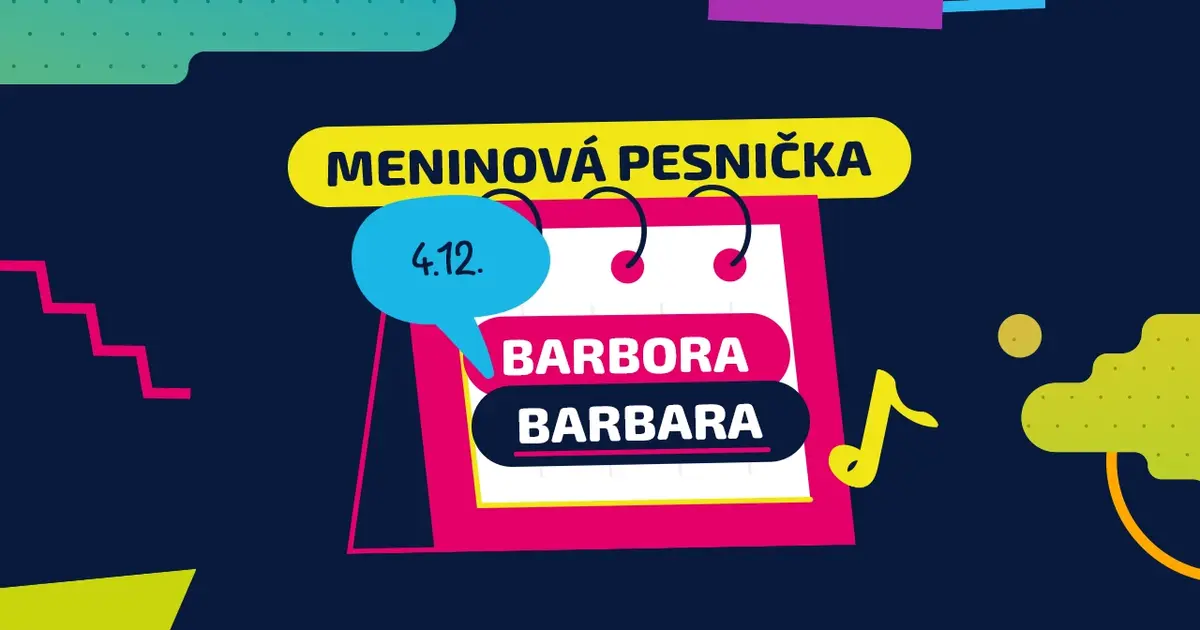 Meninová pesnička: BARBORA, BARBARA